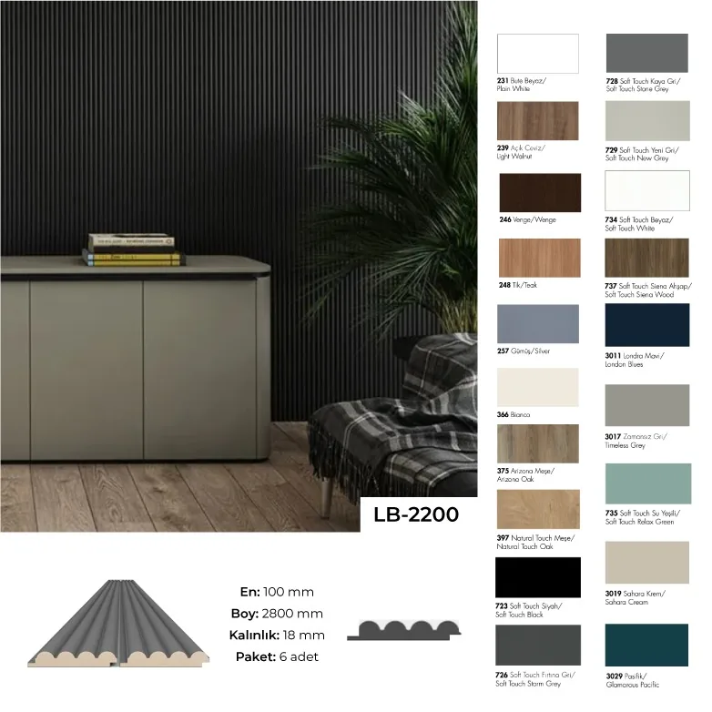 Wall profile LB-2200