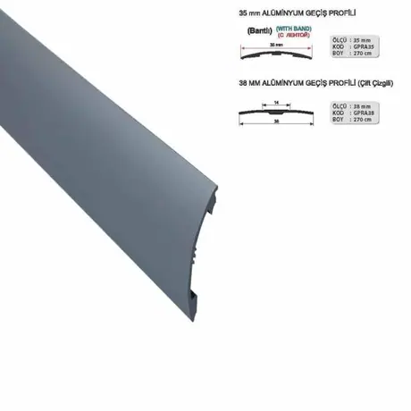 Krom Silikonlu 38mm(270cm)