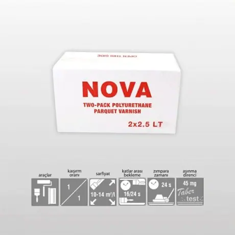 Nova Parlak Cila 5 LT (2,5+2,5 Takım)
