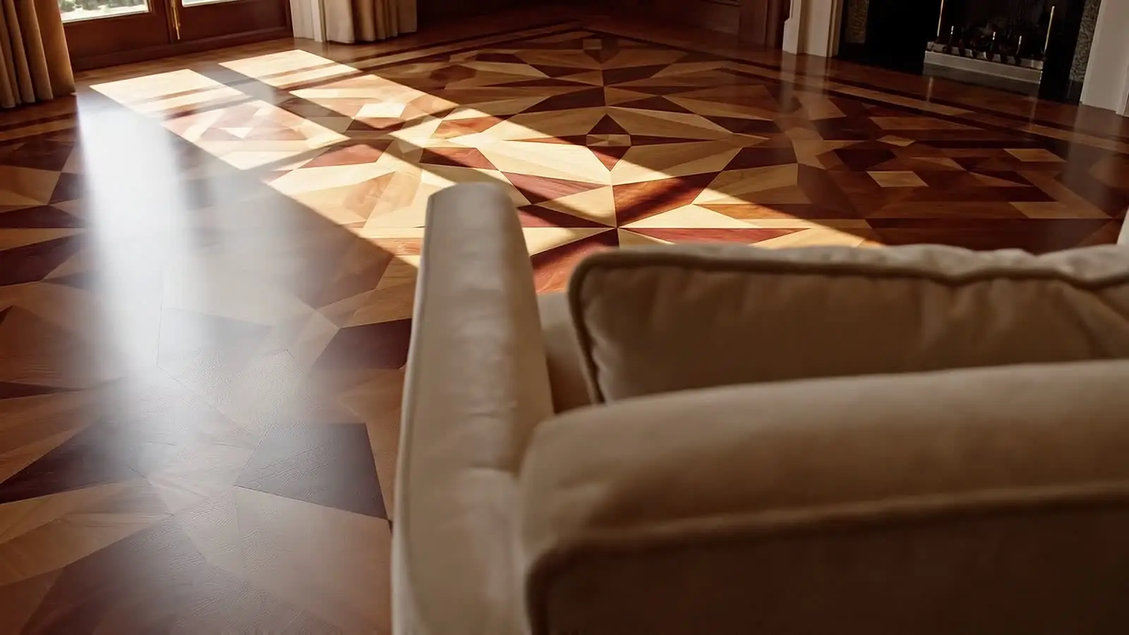 Solid wood flooring